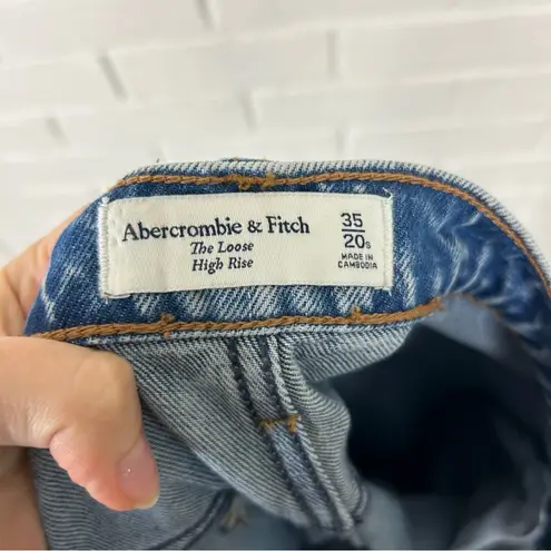 Abercrombie & Fitch  Plus Size The Loose High Rise Jeans Size 35/20 Short - Image 3