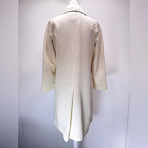 London Fog Vintage 70s 80s Maincoats Ivory Trenchcoat Women’s Classic USA Made