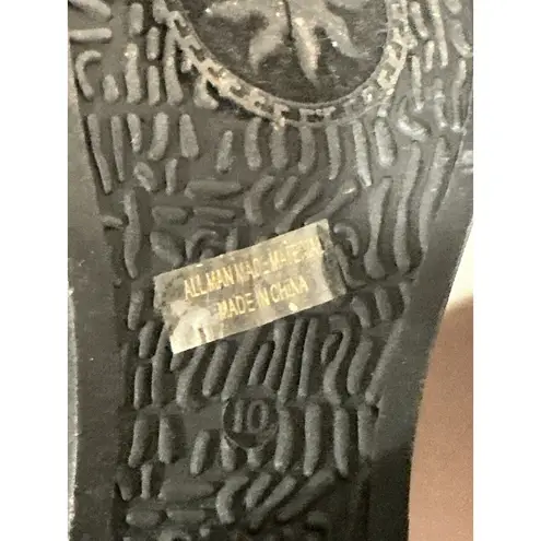 Bella Marie Woman’s Size 10 Brown Block Heel Sock Pull On Ankle Boot