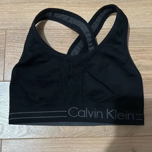 Calvin Klein  Performance Seamless Impact Sports Bra Grey/Black Reversible size x