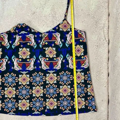 Yumi Kim Myla Tank Tropical Floral Print Scoop Neck Summer Casual size medium