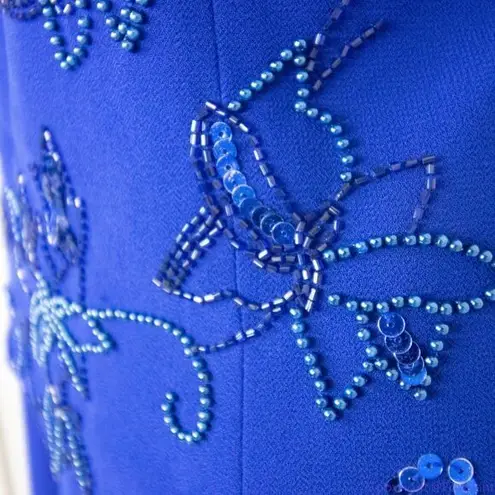 R&M Richards vintage royal blue faux two