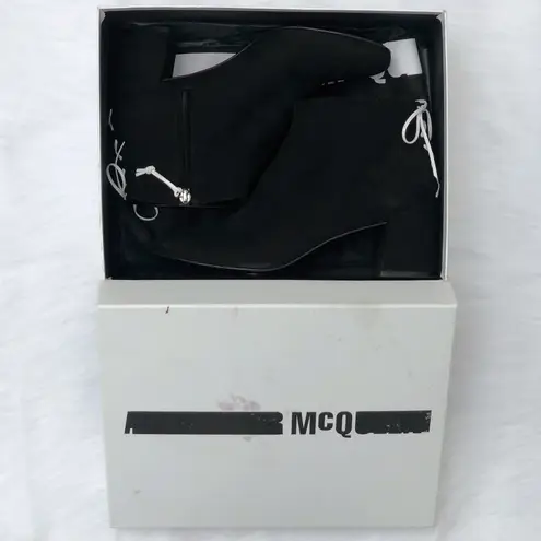 Alexander McQueen McQ by women’s Pembury Whip Stitch suede ankle boots IT 41