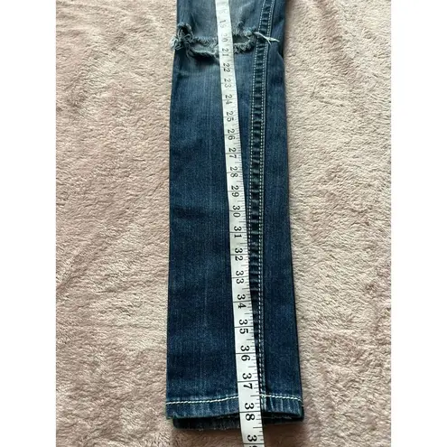 Miss Me  Women's Jeans Skinny Low Rise Pockets Blue Denim Size 25