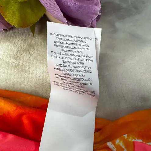 La Blanca 'Isla' Shirred-Band Bikini Bottom in Hot Coral