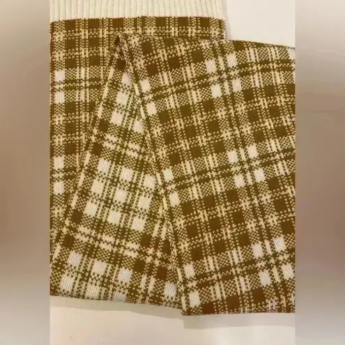 Timberland NWT  Brown/White Buffalo‎ Plaid Scarf One Size Classic! - Image 3