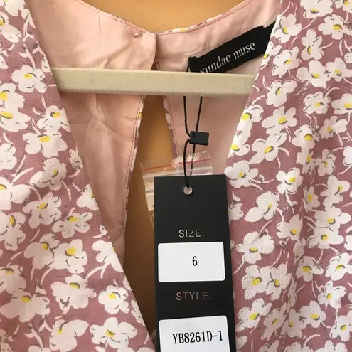 Sundae Muse Gracie mini dress in blush size 2, NWT