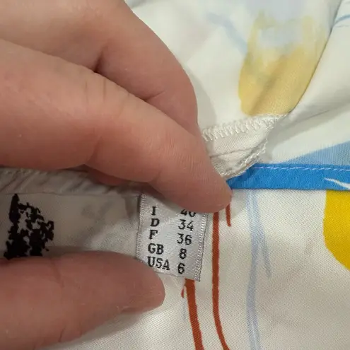 Cedric Charlie's Fantasy print dress size Size 6 White