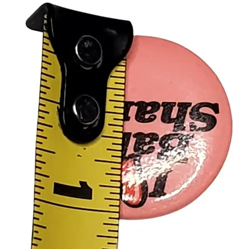 I Love Baby Shamu 1985 SeaWorld FL Orca Whale 1" Vtg Mini Pinback Button