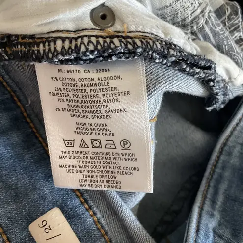 Pilcro Anthropologie & The Letterpress Jeans Womens 26 High Rise Denim Legging