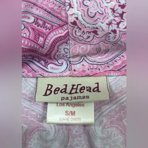 BedHead Size S/M Pajamas Y2K Women’s Kimono Long Cotton Pockets Paisley Robe Size M