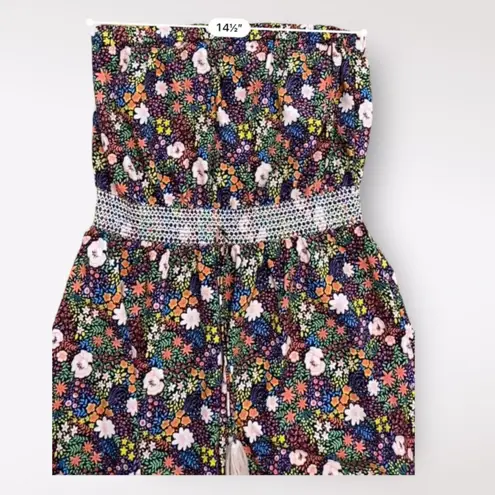 America & Beyond Ditsy Floral Fiesta Maxi Dress Size L Black Size L