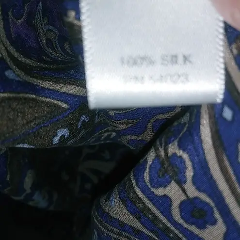 Banana Republic  L Silk Purple Chocolate Top