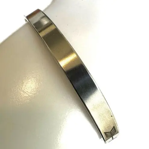 Life is tough but so are you silver tone open cuff inspirational bracelet