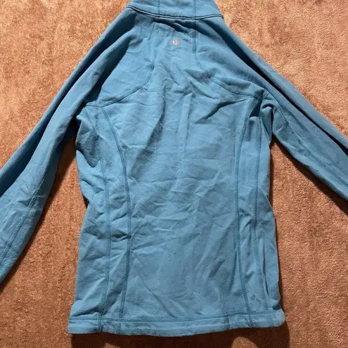 Lululemon Jacket Womens Sz 4 XS Define Ocean Blue Fitted Workout Gym Full Zip - Image 3