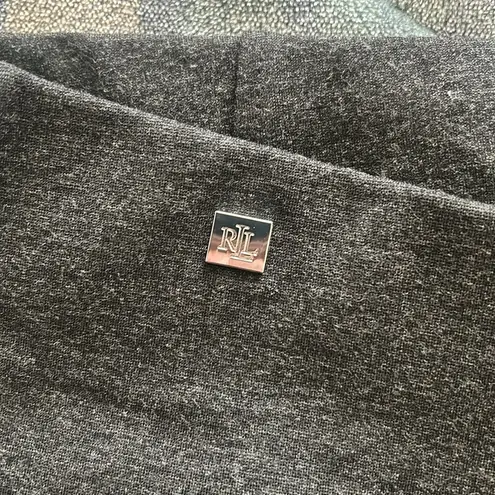 Polo Lauren Ralph Lauren charcoal Gray Pull On Skinny Super Stretch Ankle Pants NWT