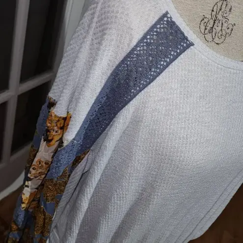 Free People ‎ Womens Casual Clash Long Sleeve Shirt Top Small