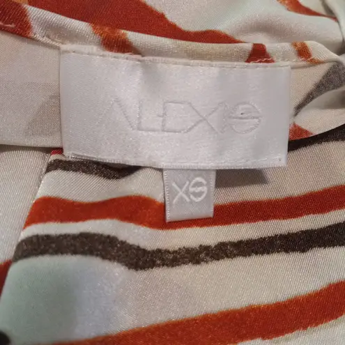 Alexis Wide Sleeve Multicolor Floral Striped Abstract Print Romper Playsuit