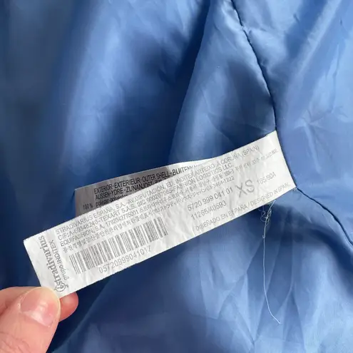 Stradivarius Blue Puffer Jacket XS