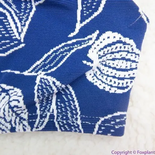 NEW Seea x Free People Georgia Gaia bikini top navy floral, XS Blue