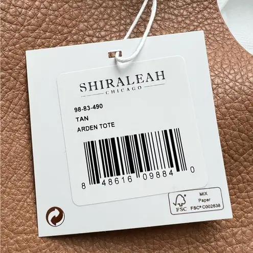 Shiraleah Faux Suede Arden Tote Neutral Minimalist Old Money Classic NWT