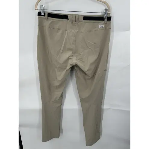 Mountain Hardwear  Pant Women 4/30 Beige Khaki Straight Leg Gorpcore Outdoor Hike