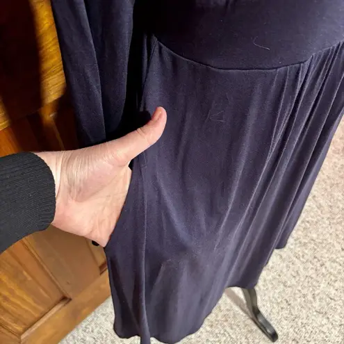 Boden USA Boden Blue Long Sleeve Dress Women's Size 16 R Teach Casual Work Stretch Pockets