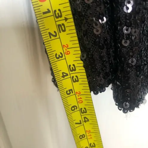 BANJUL Black Sequin High Waisted Pants Size M (4/6)