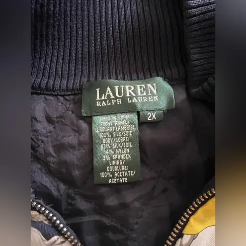 Lauren Ralph Lauren Nautical Silk Vest Blue Size 2X