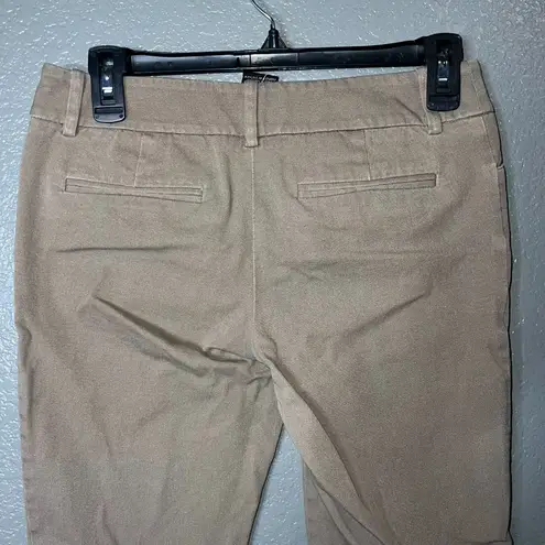 Size 4 Mossimo Khaki Tan Ankle Pants | Business Casual Stretch Chino