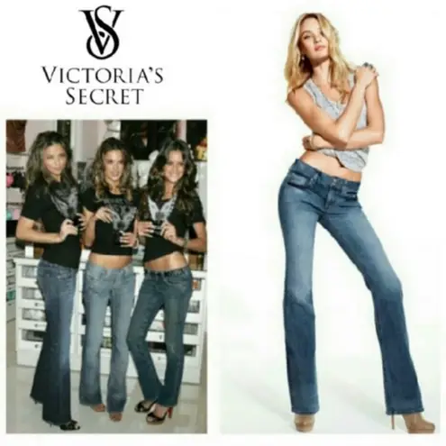 Victoria's Secret  distressed jeans, VS hipster jeans, vintage 1990s Deadstock