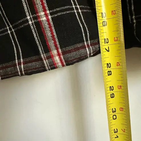 Requirements Vintage Checkered Plaid Women’s Blazer Jacket 3/4 Sleeve Size 10 12