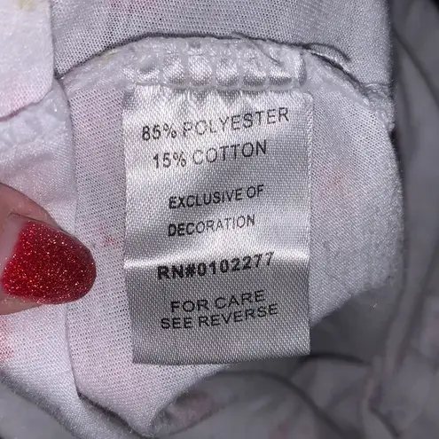 Body Touch white floral lace pleated button down nightgown