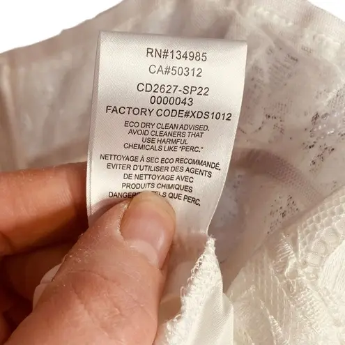 For Love & Lemons Lorena Maxi Gown Dress White Size L