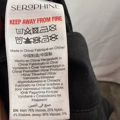 NWT Seraphine Overbump Maternity Everyday Work Trouser in Black Size 4 Tall