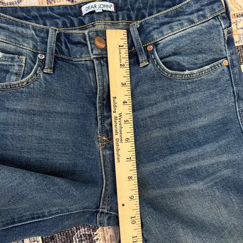 Dear John Distressed High-Waisted Bootcut Medium Wash Women’s Denim Jeans Sz 26