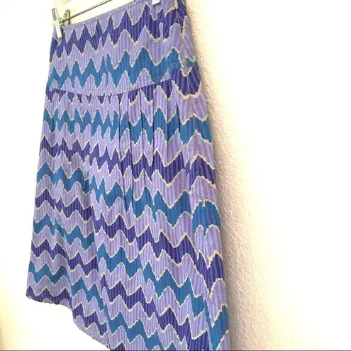 Royal Robbins  wave print a-line skirt 4