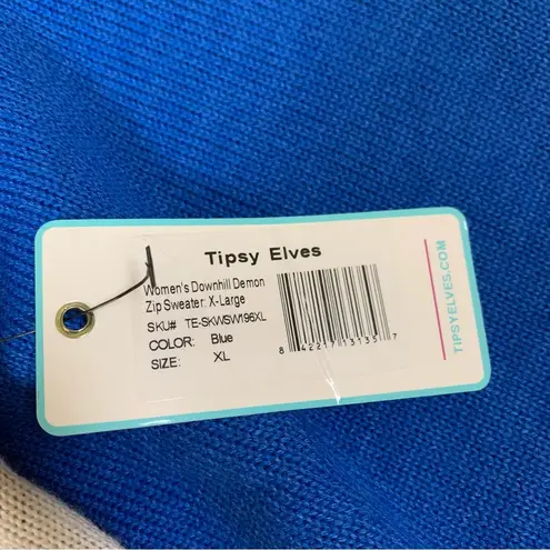 Tipsy Elves  Ski Sweater Retro Graphic Winter Pullover XL Women’s NWT - Image 4