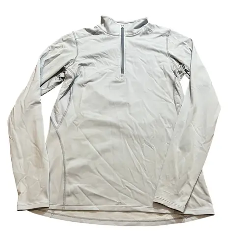 Arcteryx Womens 1/4 Zip Performance Pullover Shirt Light Blue Size Large