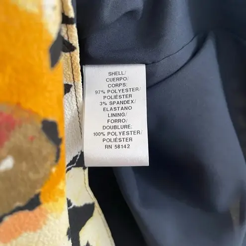 Donna Morgan NWT Black Sunflower Mini Dress Fit & Flare