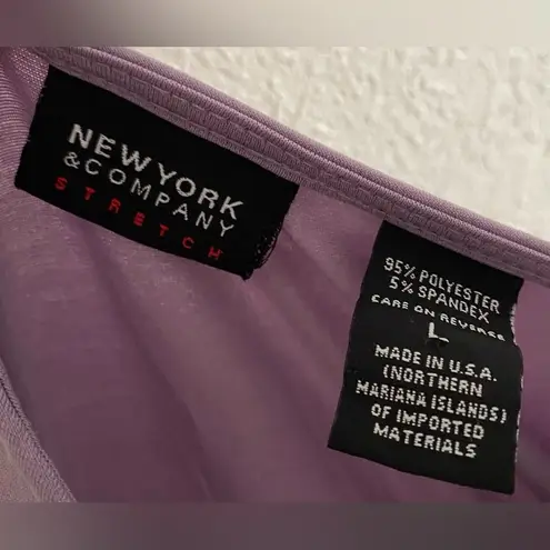 New York & Company | Purple Stretch Deep V