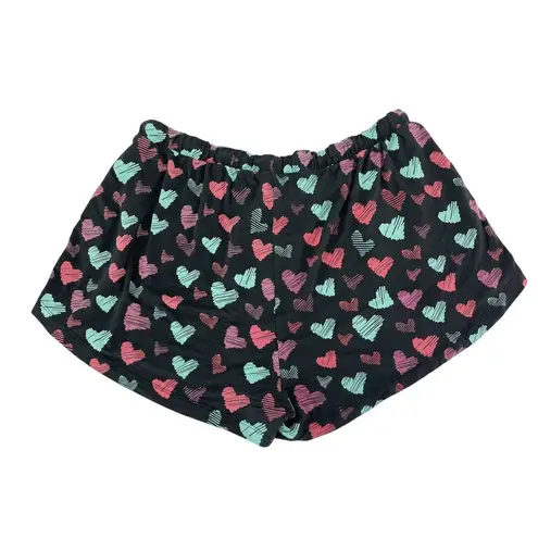 MeUndies UltraModal Short Sleeve PJ Set in Drawn to Me Hearts Size XL Valentines Pink