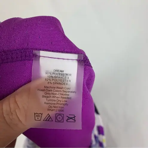 Title Nine  womens small multicolor skort skirt shorts golf tennis athletic