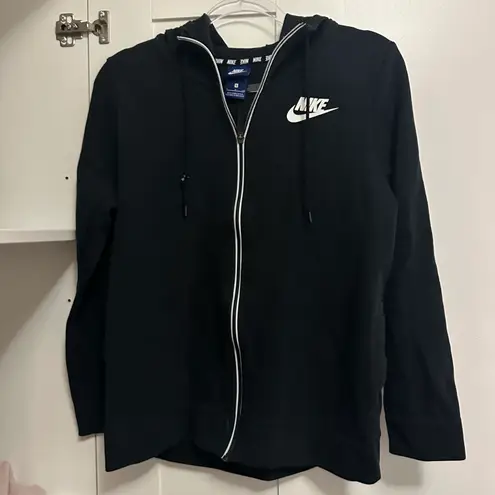 Nike Womens Black zip up