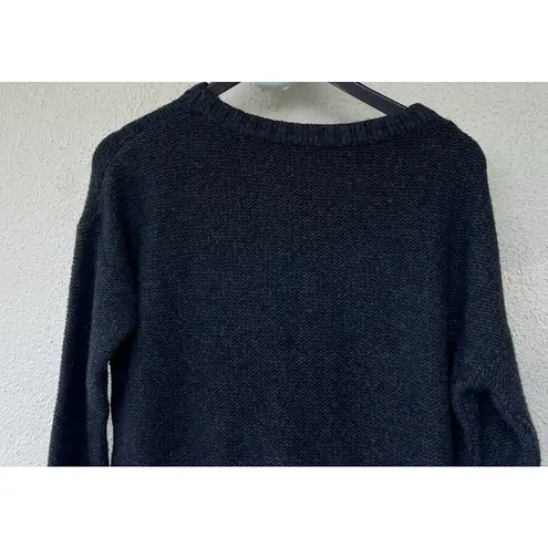 margaret o'leary Cashmere Sweater Womens Chunky Cable Knit Irish Gray S Thick
