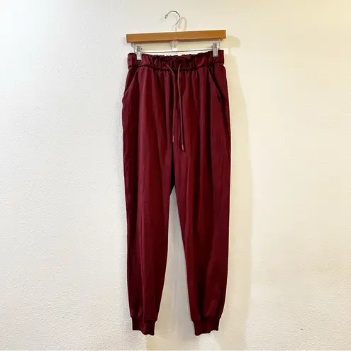 Lululemon  Stretch High-Rise Jogger *Full Length in Red Merlot Size 6