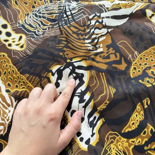 Coral Bay Vintage 90s Y2K Skort Skirt Womens Size 18 Brown Golf Tennis Pockets