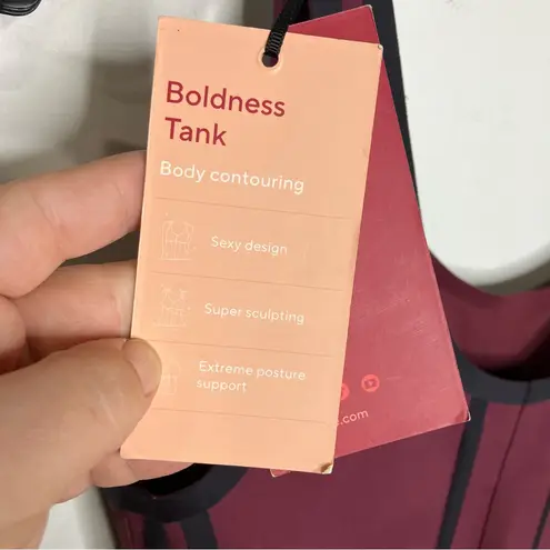 Honeylove boldness tank top maroon black womens size XL shapewear new with tags Purple