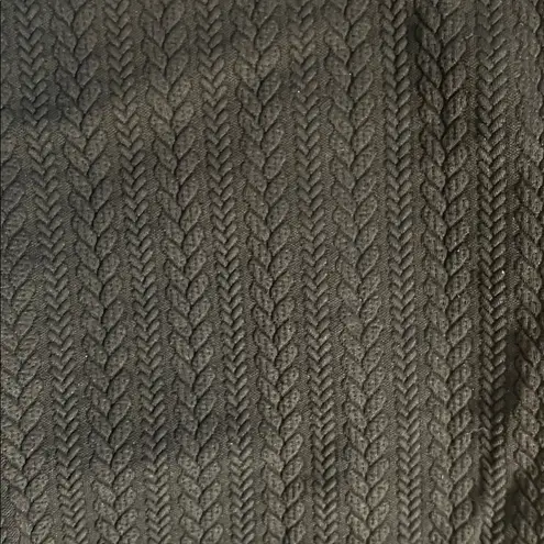 Beach Riot Women’s Braided Black Athletic Workout Leggings Size Large