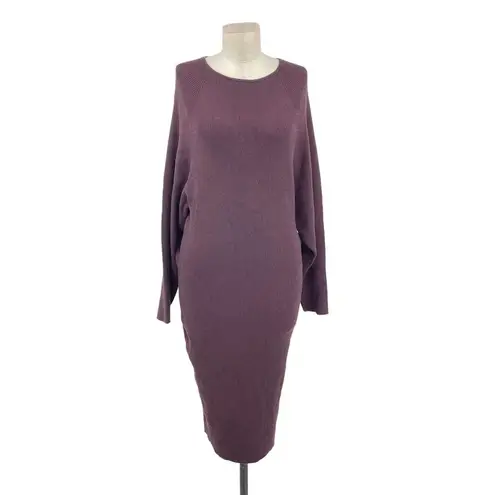 Song of Style Cozumel Sweater Dress Brown Purple Size Medium